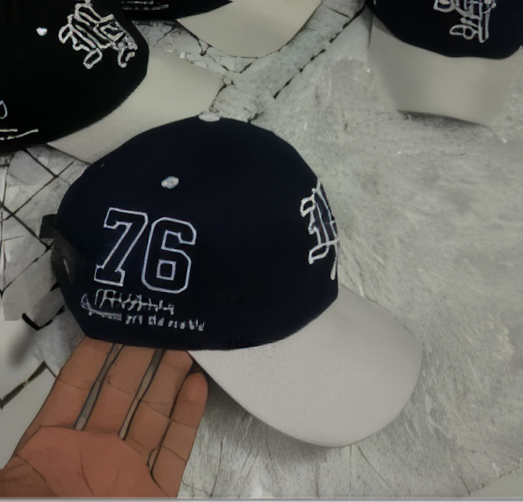 Boné Masculino Azul Escuro Design Premium